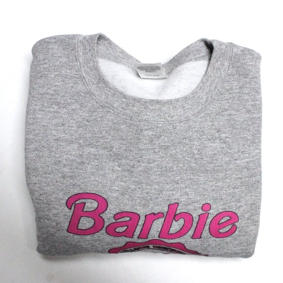 Women's Medium Barbie University Long Sleeve Sweatshirt With Spots On Cuffs - Picture 10 of 10